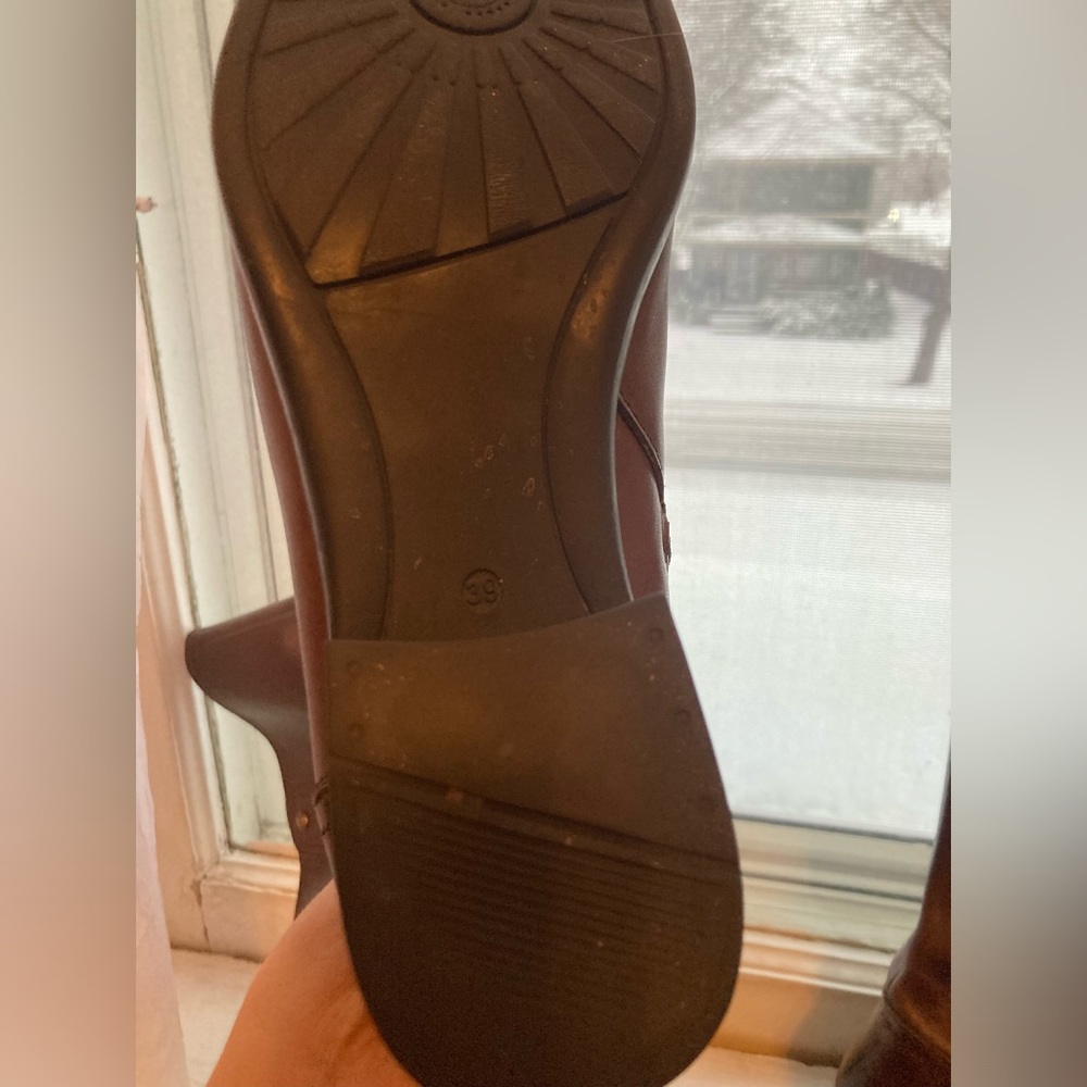 Bussola leather tall brown boots (Antwerpen) (EUR size 39; US 9). - Picture 9 of 12